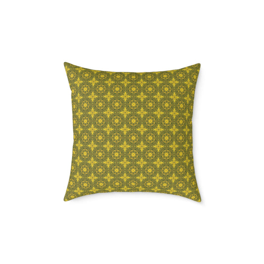 Boho Floral Square Cushion