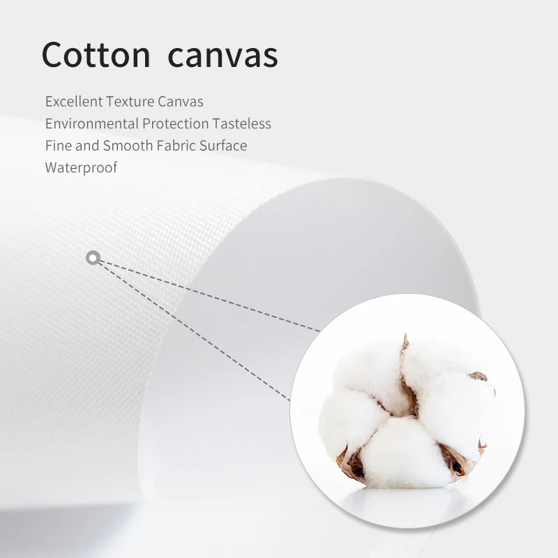 Abstract Ballerina Canvas Wall Art