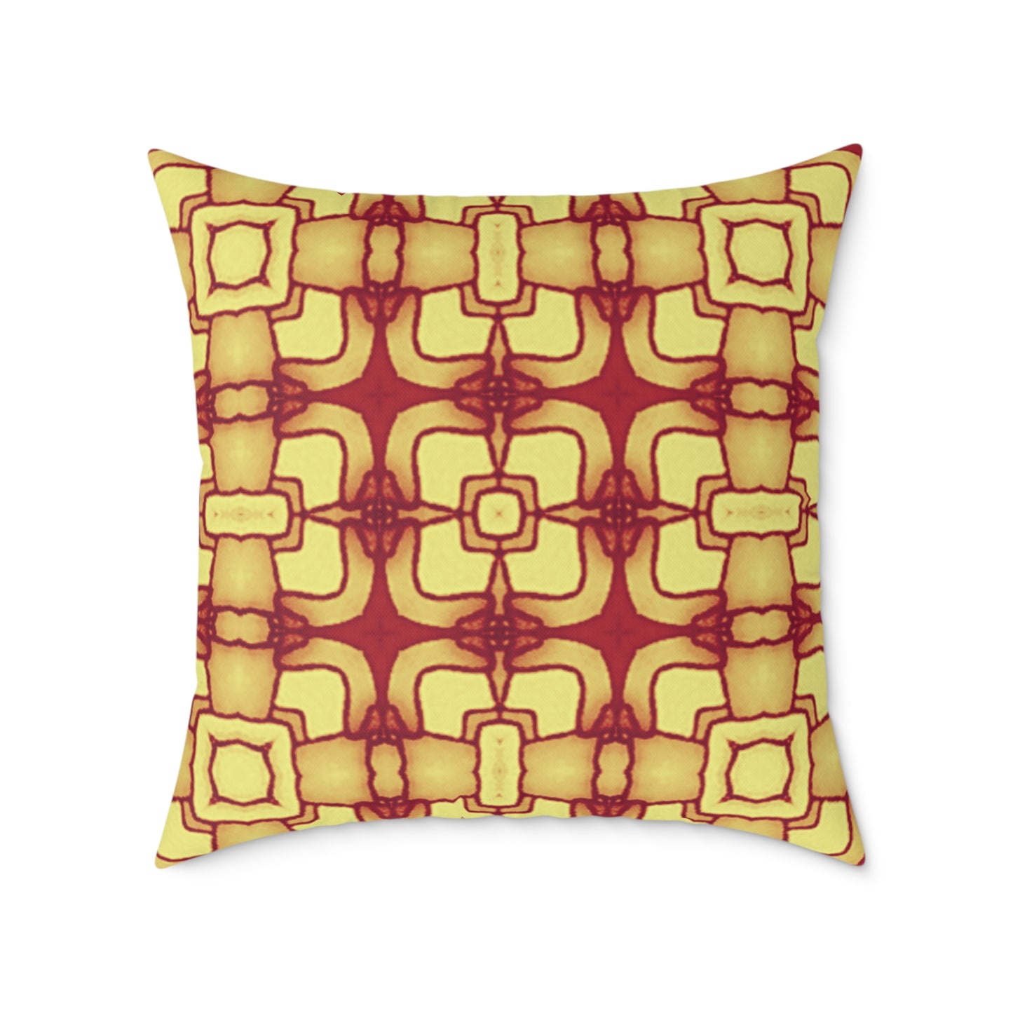 Geometric Patterned Boho Luxe Cushion