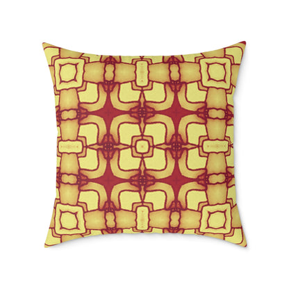 Geometric Patterned Boho Luxe Cushion