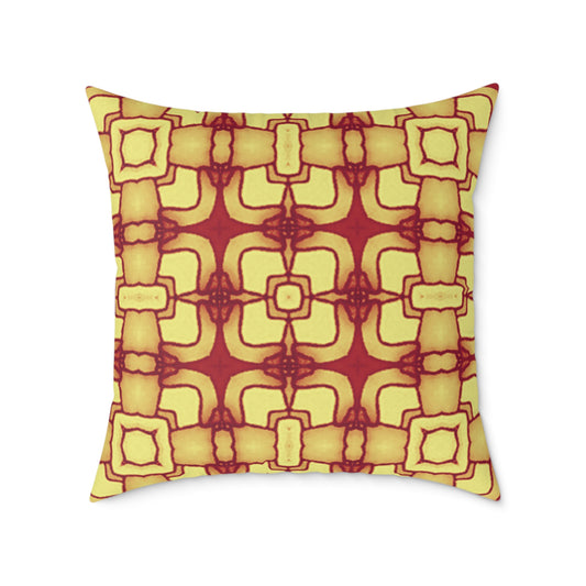 Geometric Patterned Boho Luxe Cushion