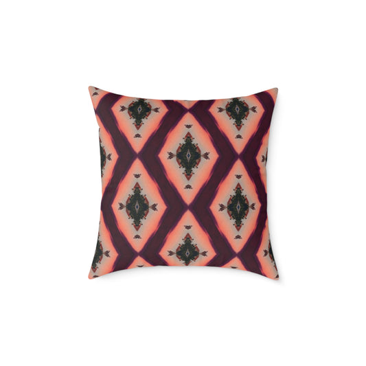 Chic Jewel Opulence Geometric Decor Cushion