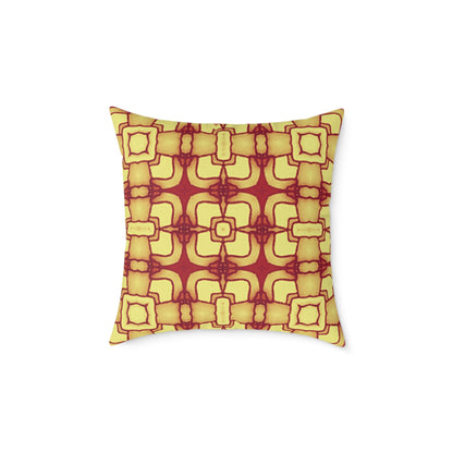 Geometric Patterned Boho Luxe Cushion