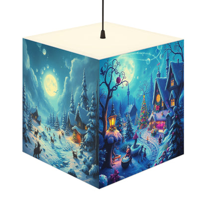 Winter Scene Lamp – Cozy Holiday Decor