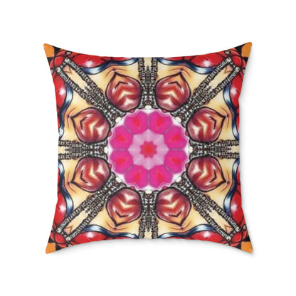 Vibrant Kaleidoscope Cushion