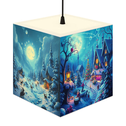 Winter Scene Lamp – Cozy Holiday Decor