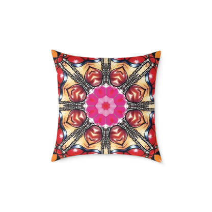 Vibrant Kaleidoscope Cushion