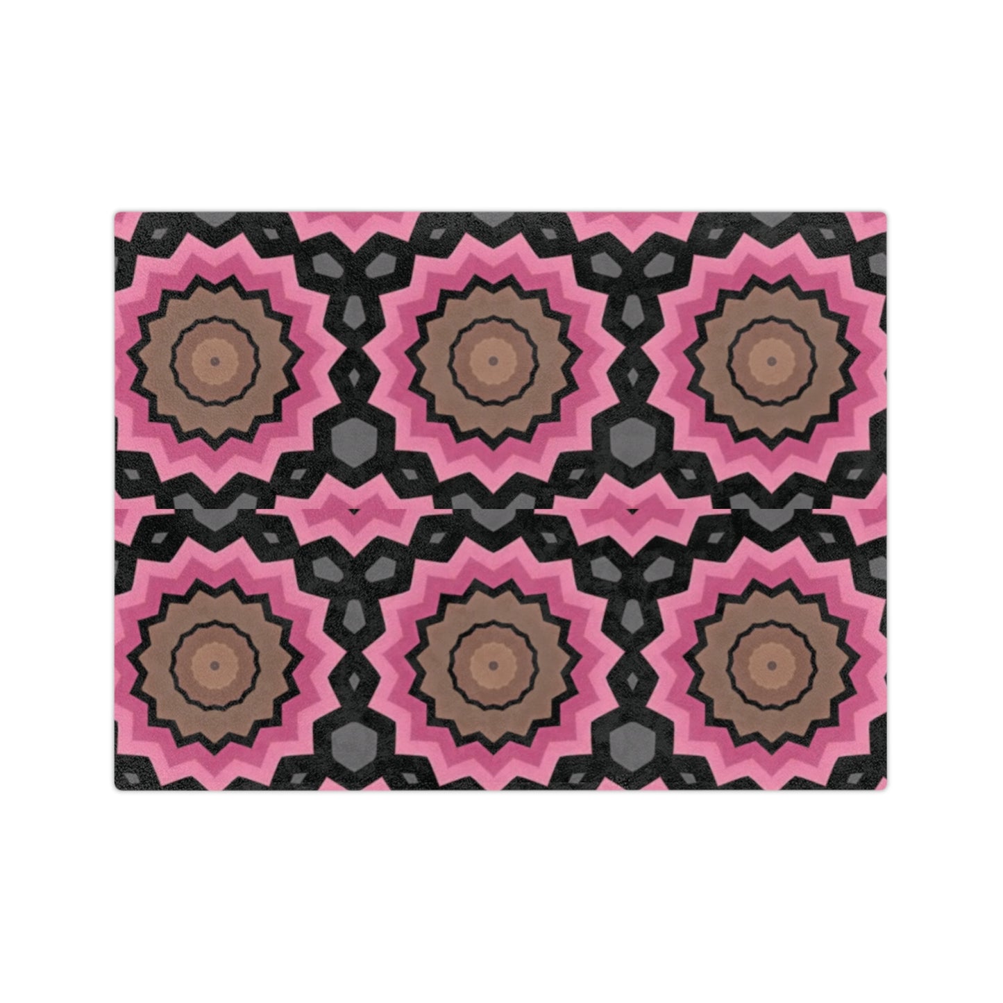 Bohemian Velveteen Microfiber Blanket - Cozy Floral Throw for Home Decor