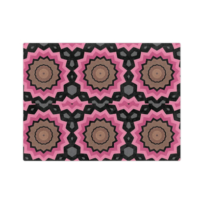 Bohemian Velveteen Microfiber Blanket - Cozy Floral Throw for Home Decor