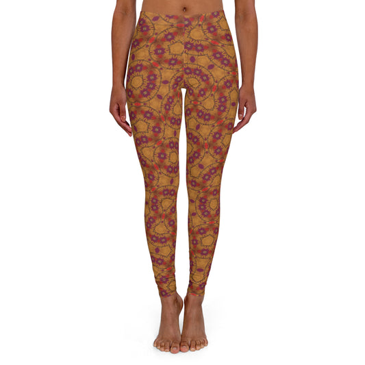 Vibrant Patterned Women's Leggings, Yoga Pants, Activewear, Casual Fashion, Everyday Wear, Workout Gear