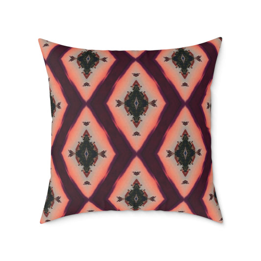 Chic Jewel Opulence Geometric Decor Cushion