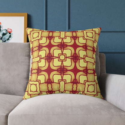 Geometric Patterned Boho Luxe Cushion