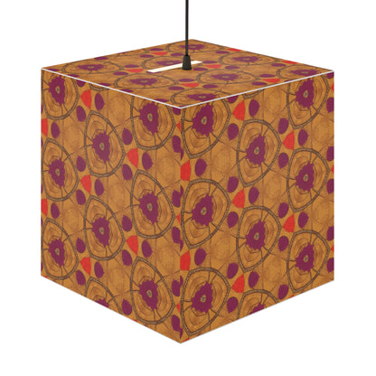 Colorful Geometric Light Cube Lamp, Bohemian Home Decor, Artistic Ceiling Light, Brighten Your Space, Unique Gift Idea