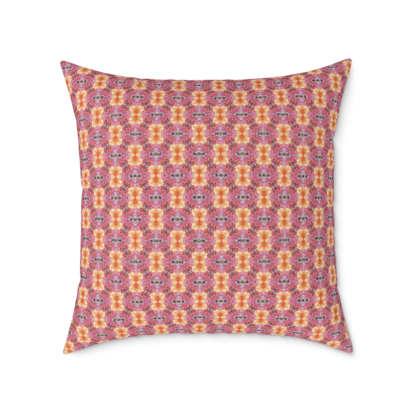Colorful Geometric Pattern Cushion