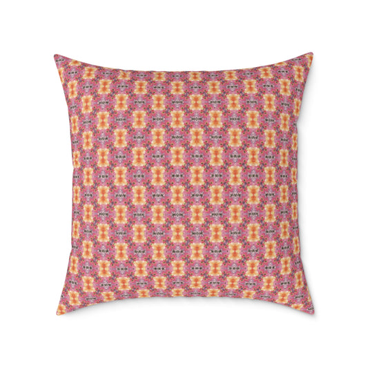 Colorful Geometric Pattern Cushion