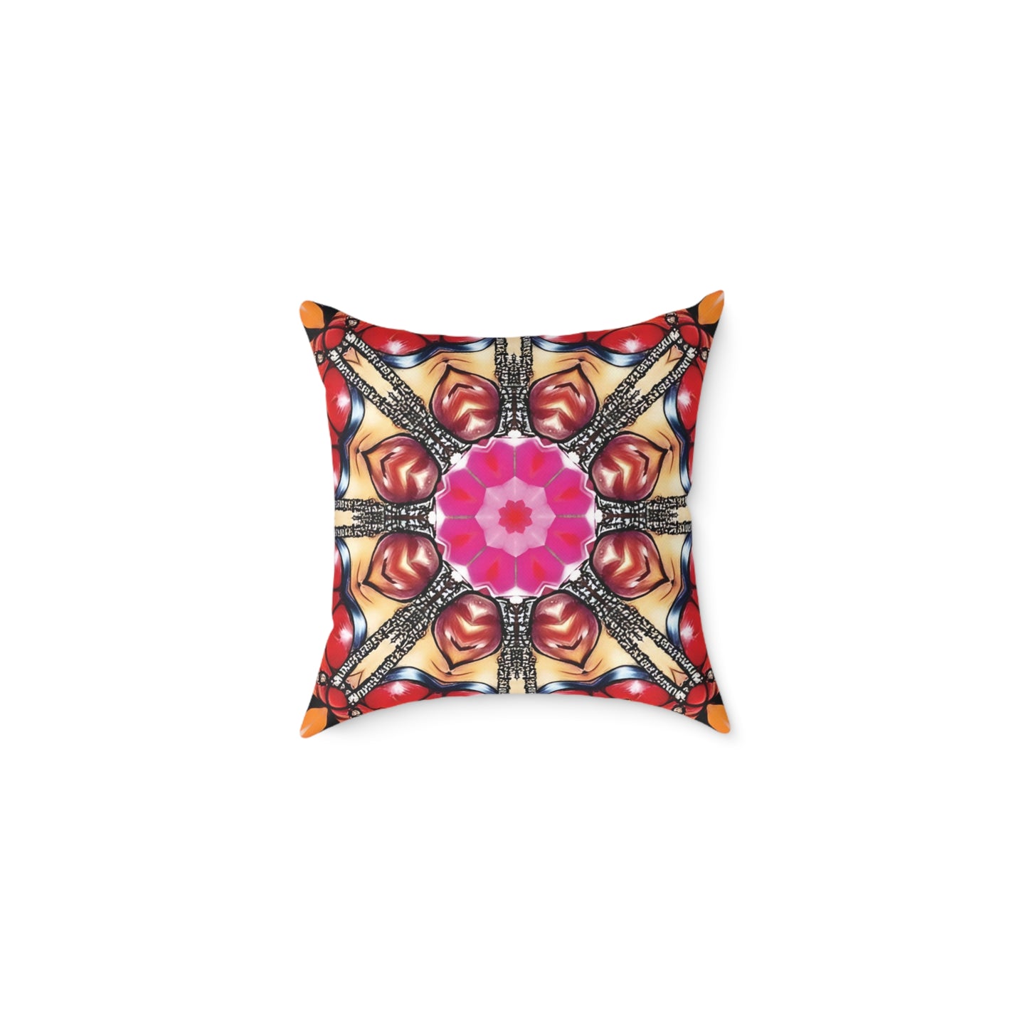 Vibrant Kaleidoscope Cushion