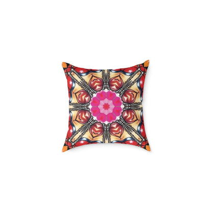 Vibrant Kaleidoscope Cushion
