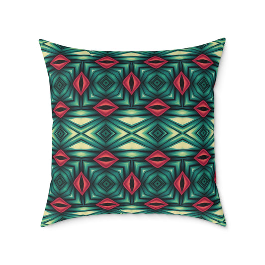 Gothic Inspired Geometric Pattern Cushion