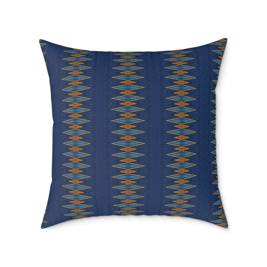 Jewel Geometric Square Cushion