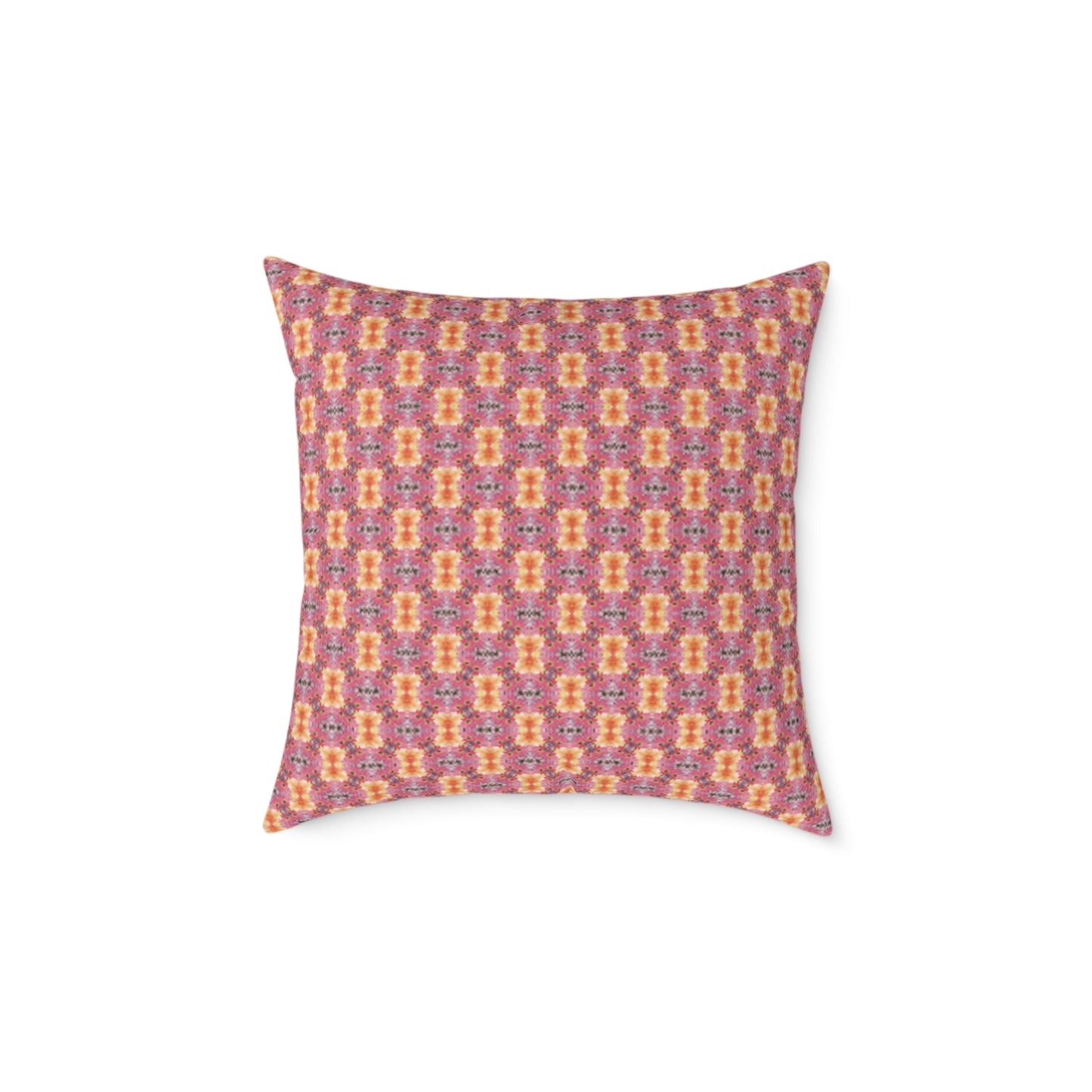 Colorful Geometric Pattern Cushion