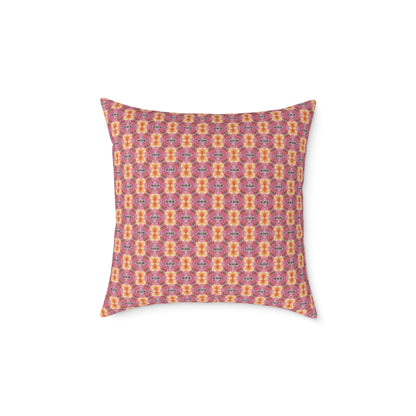 Colorful Geometric Pattern Cushion