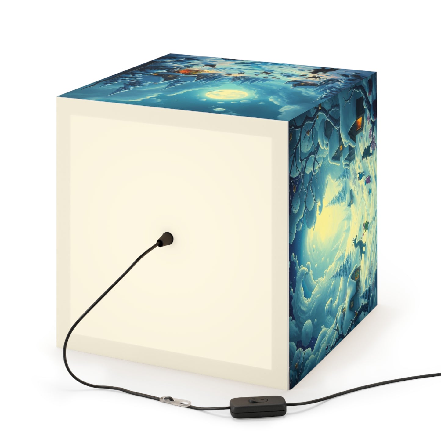 Winter Scene Lamp – Cozy Holiday Decor