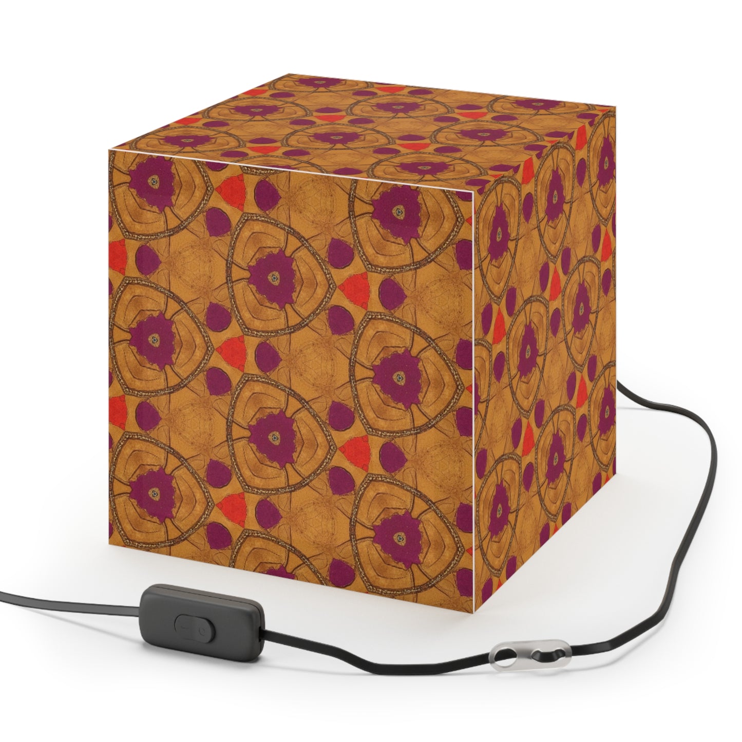 Colorful Geometric Light Cube Lamp, Bohemian Home Decor, Artistic Ceiling Light, Brighten Your Space, Unique Gift Idea