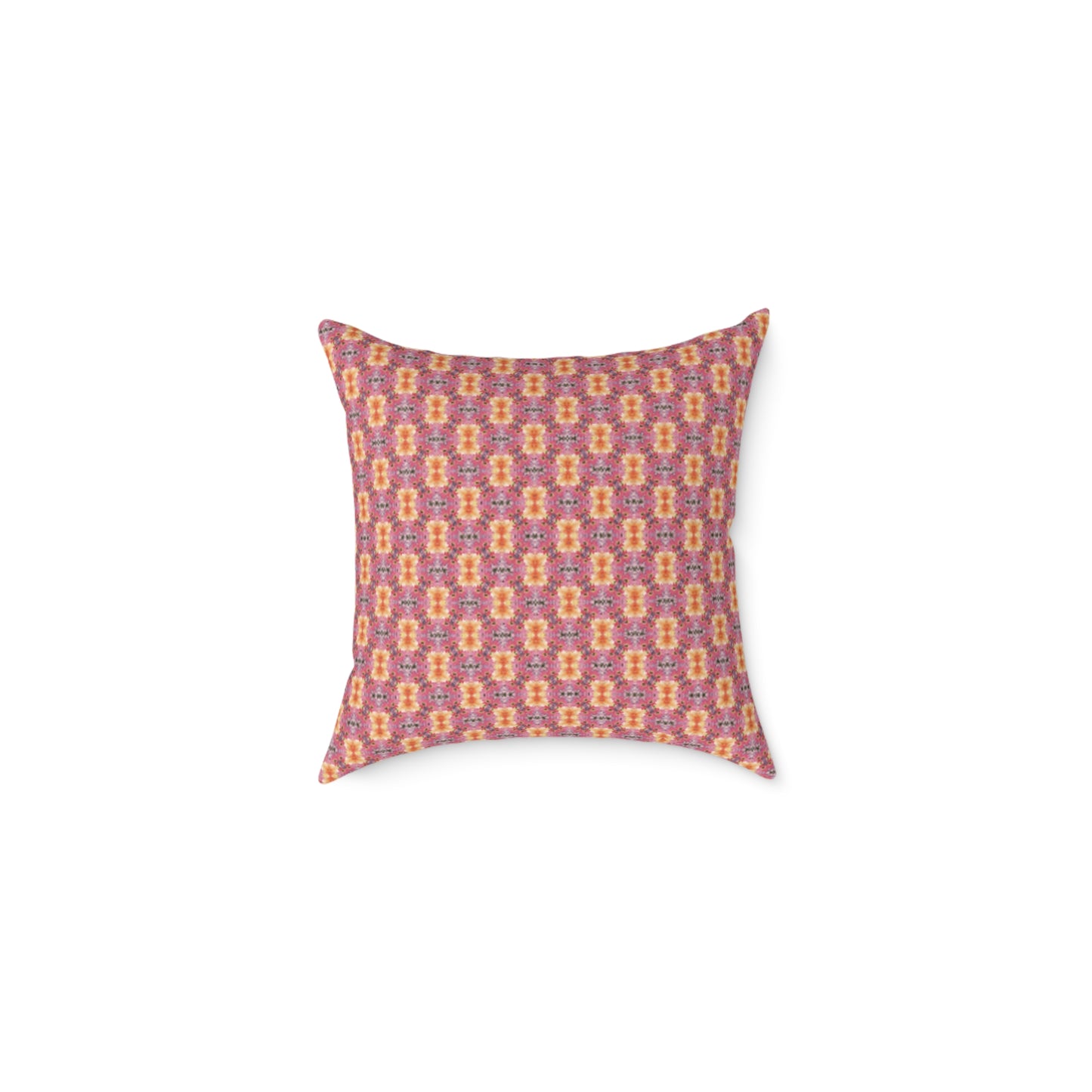 Colorful Geometric Pattern Cushion