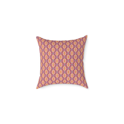 Colorful Geometric Pattern Cushion