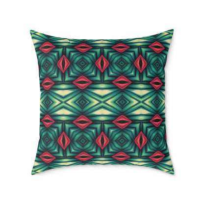 Gothic Inspired Geometric Pattern Cushion