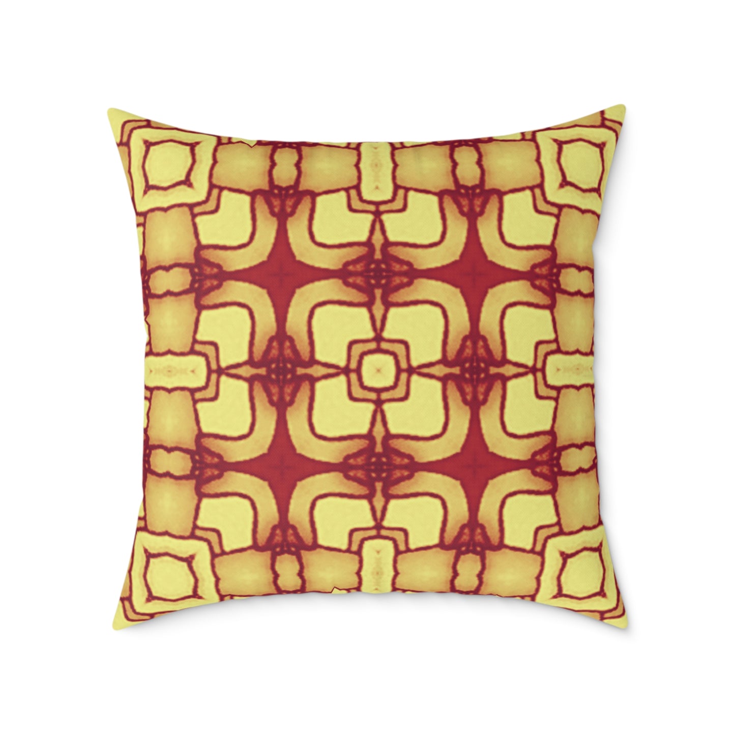 Geometric Patterned Boho Luxe Cushion