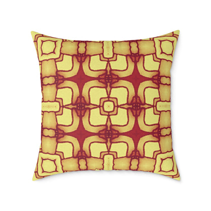 Geometric Patterned Boho Luxe Cushion