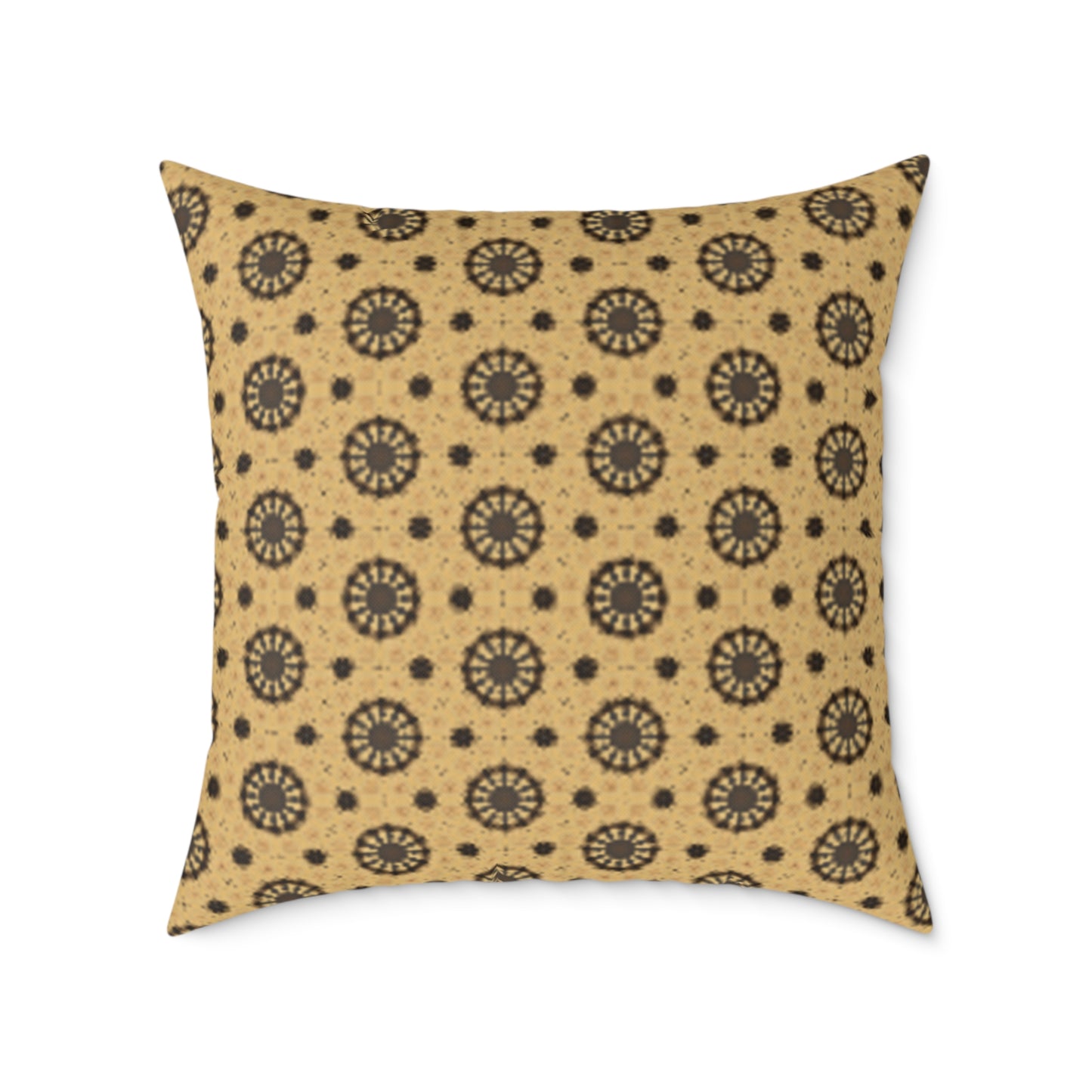 Bohemian Patterned Square Poly Canvas Cushion