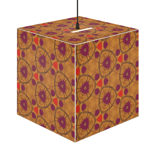 Colorful Geometric Light Cube Lamp, Bohemian Home Decor, Artistic Ceiling Light, Brighten Your Space, Unique Gift Idea
