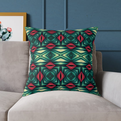 Gothic Inspired Geometric Pattern Cushion
