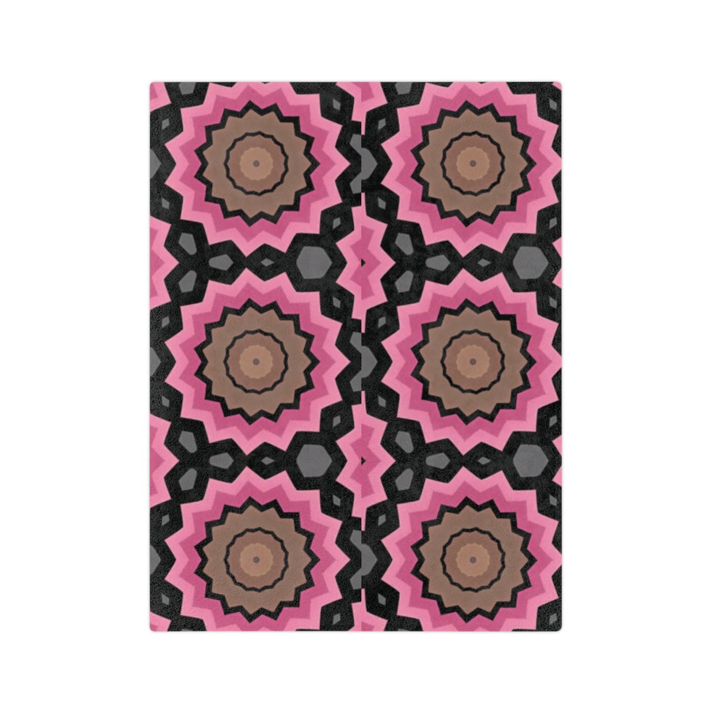 Bohemian Velveteen Microfiber Blanket - Cozy Floral Throw for Home Decor