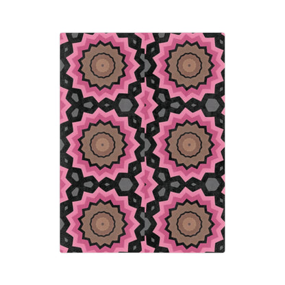 Bohemian Velveteen Microfiber Blanket - Cozy Floral Throw for Home Decor