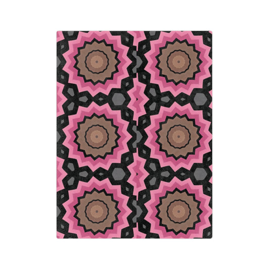 Bohemian Velveteen Microfiber Blanket - Cozy Floral Throw for Home Decor