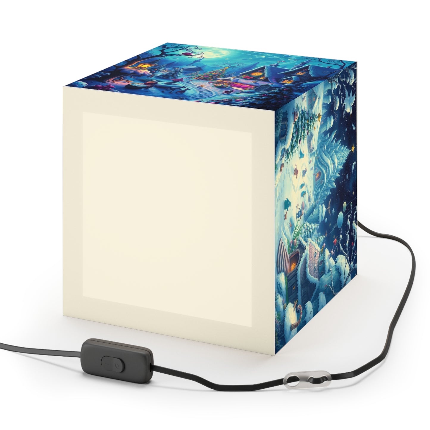 Winter Scene Lamp – Cozy Holiday Decor