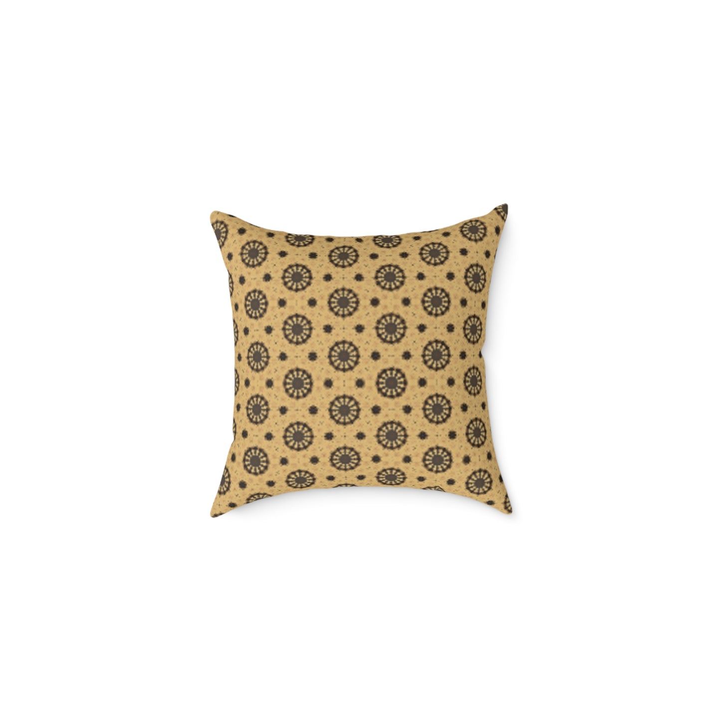 Bohemian Patterned Square Poly Canvas Cushion