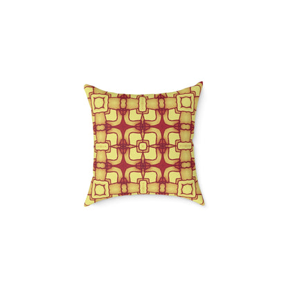 Geometric Patterned Boho Luxe Cushion
