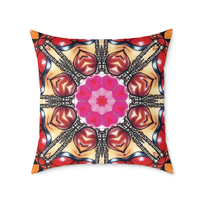 Vibrant Kaleidoscope Cushion