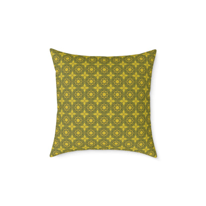 Boho Floral Square Cushion