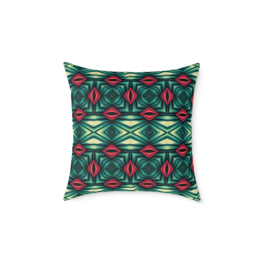 Gothic Inspired Geometric Pattern Cushion