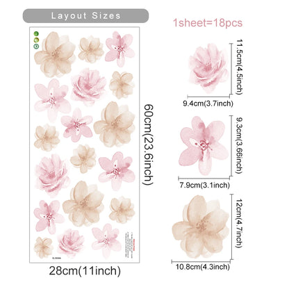 Floral Wall Stickers – Versatile & Easy to Apply
